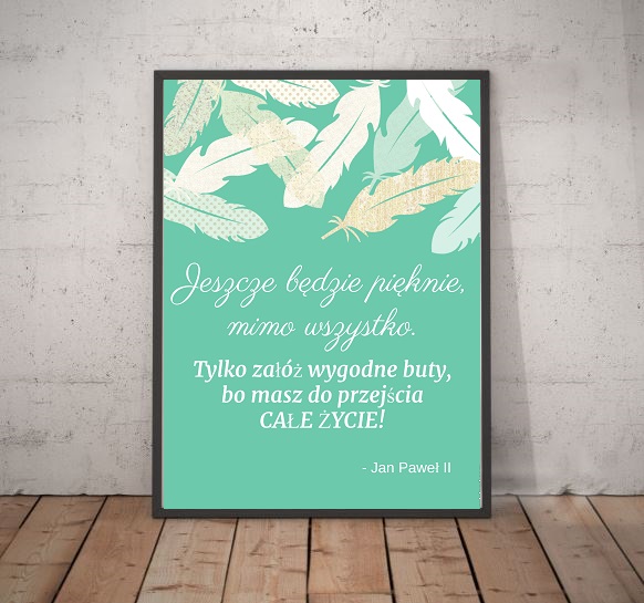 Obrazy Z Napisami, Nowoczesne A4, Dużo Wzorów