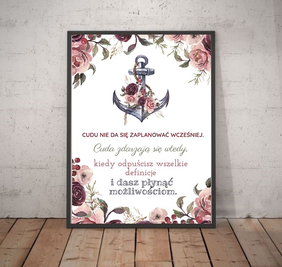 Obrazy Z Napisami, Nowoczesne A4, Dużo Wzorów 3