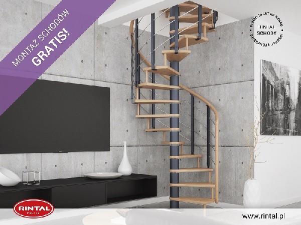 Rintal Polska, wiodący producent SCHODÓW do wnętrz organizuje PROMOCJĘ: We wrześniu montaż schodów oraz obłożeń schodów betonowych zakupionych wraz z poręczami za darmo! Szczegóły oraz wzbogacona o nowe modele schodów oferta Rintal dostępna jest na naszej STRONIE INTERNETOWEJ www.rintal.pl. Nasi doradcy są do dyspozycji na terenie całego kraju. Umów się na BEZPŁATNY POMIAR !k.prabucka@rintal.pl+48 58 532 42 55