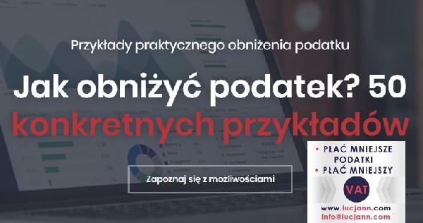 Jak Obniżyć Podatek 50 Przykładów