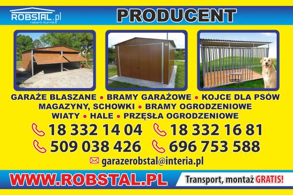 Garaże Blaszane, Producent Robstal