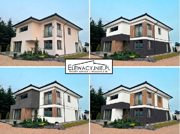 Tanie Projekty Elewacji W Formie Wizualizacji / Remont / Malowanie / Wykończenie Domu 2