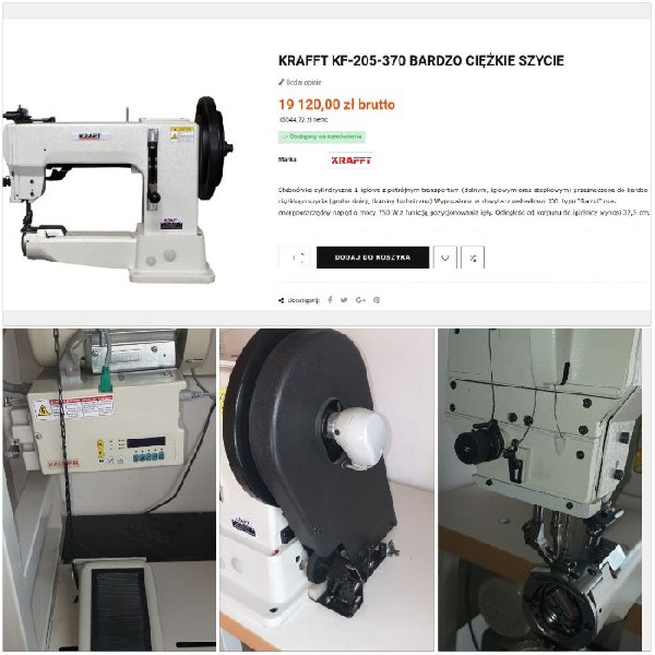 Sprzedam Rymarkę Kraft 205-370 Durkoppadler 868 Oraz 888 Słup  Nowe 2