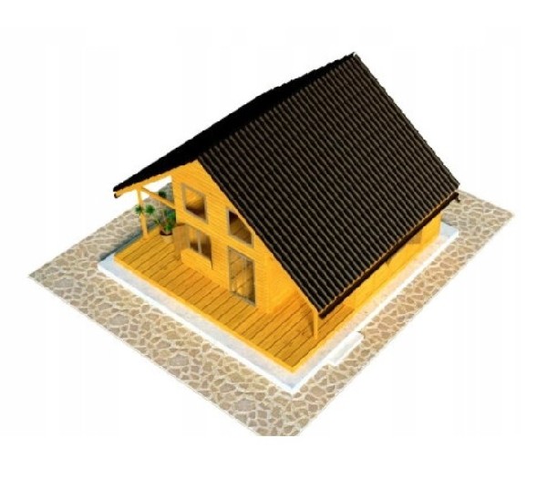 Całoroczny Drewniany Domek Letniskowy 4x6 M Z Desek 15 Mm 3