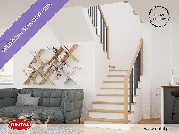 Rintal Polska, wiodący producent SCHODÓW do wnętrz organizuje PROMOCJĘ: OBŁOŻENIE SCHODÓW BETONOWYCH  DO 20% TANIEJ ! Szczegóły oraz wzbogacona o nowe modele schodów oferta Rintal dostępne są na stronie www.rintal.pl. Umów się na BEZPŁATNY POMIAR! e-mail: k.prabucka@rintal.pl tel. Dział Handlowy: +48 58 532 42 55